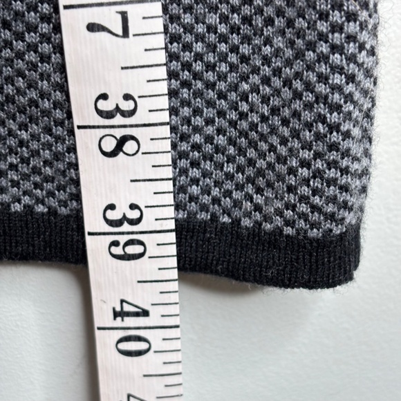 Krimson Klover 100% Merino Wool Fair Isle Sweater Dress S Pocket Ski Nordic - Picture 8 of 11